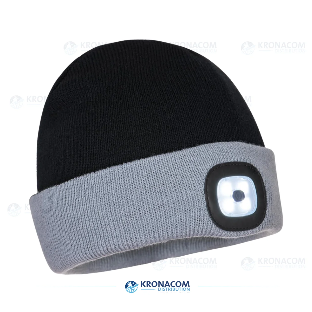 B034 – Wiederaufladbare zweifarbige LED-Mütze