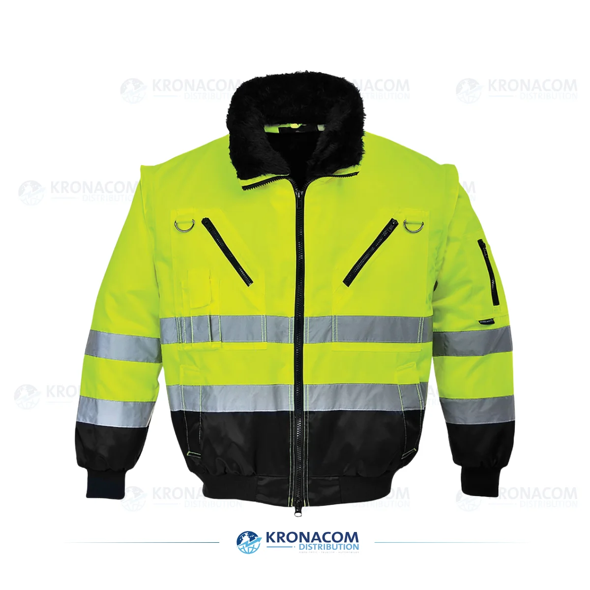 PJ50 – Hi-Vis 3-in-1 Kontrast Pilotjacke